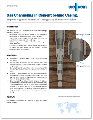 Wellcem Case Study - Gas Channeling in Cement behind Casing - Norwegian Continental Shelf-1